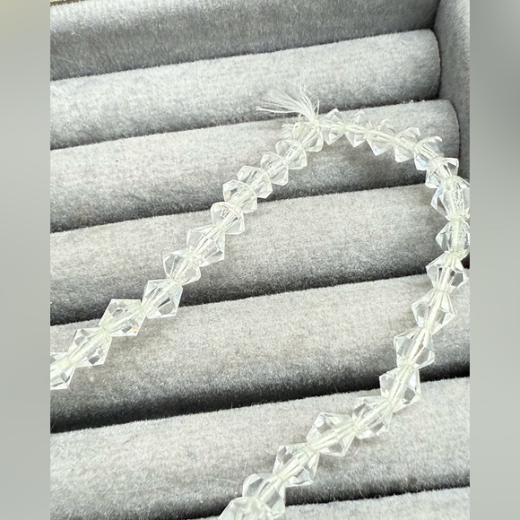 Vintage Deco Crystal Clear Necklace - Picture 15 of 17